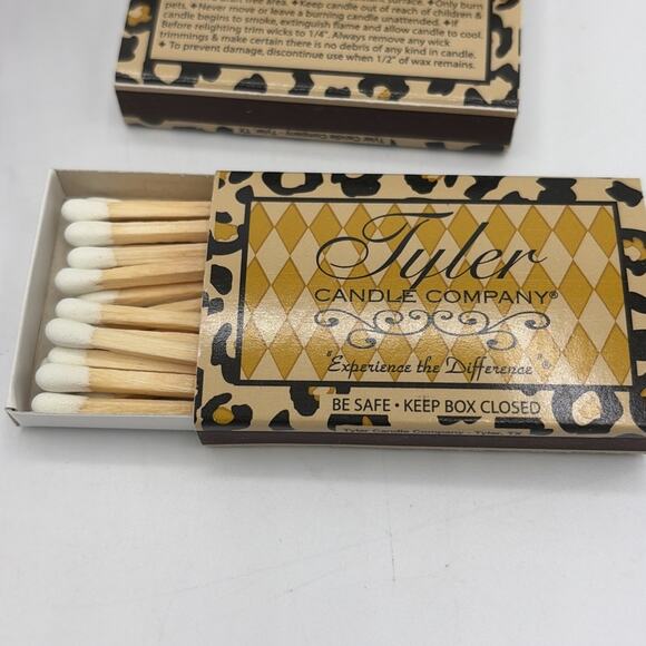 Tyler Candle Company Boxed Matches Lot Of 22 Boxes - Picture 4 of 6